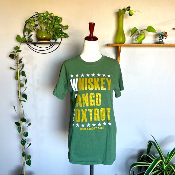 NWOT Josh Abbott Band Whiskey Foxtrot Tango (WTF) Concert Shirt - Picture 3 of 7